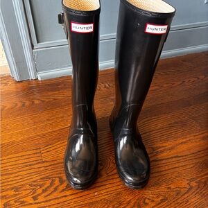 Hunter Black Rain Boots